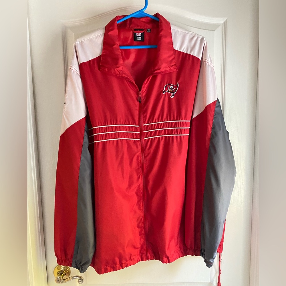 NFL Buccaneers Team Apparel Windbreaker Jacket